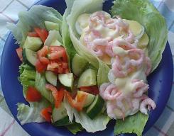 Räksalladssmörgås